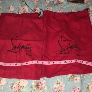 Christian Louboutin shoe bag.